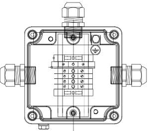 Рис.1. Схематическое изображение коробки соединительной КСРВ-Т10